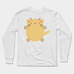 Happy potato cat Long Sleeve T-Shirt